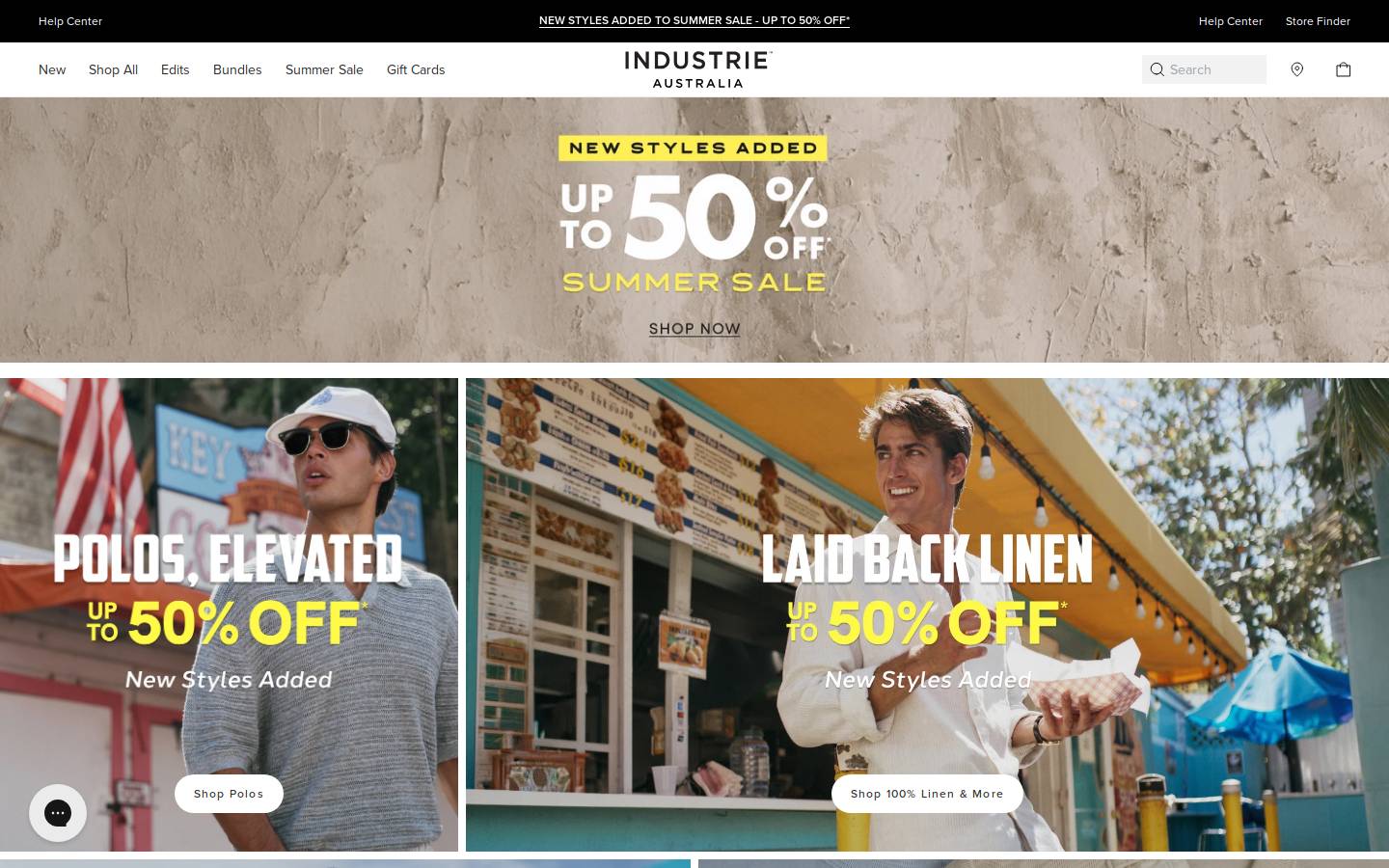 industrieaustralia.com homepage screenshot