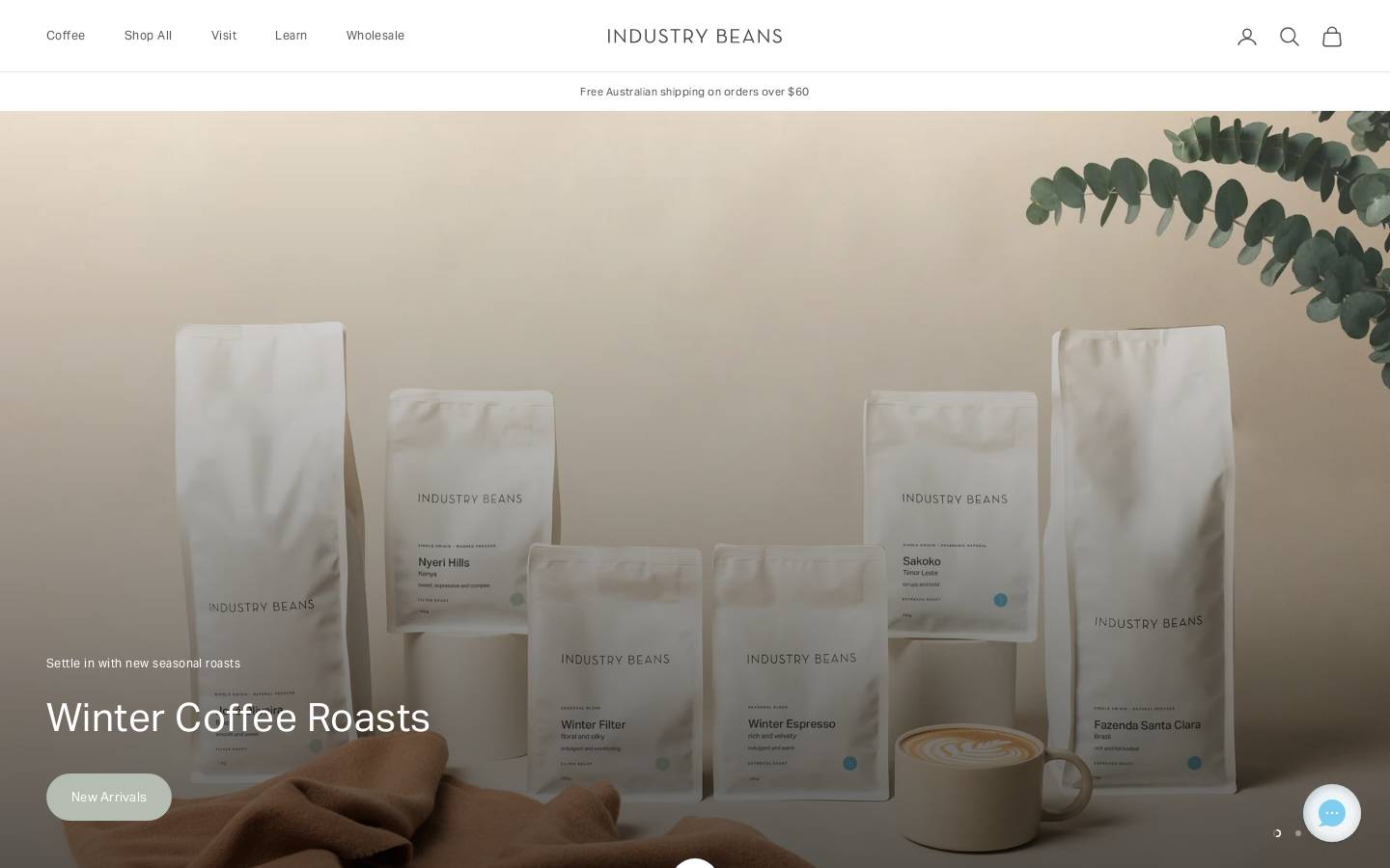 industrybeans.com homepage screenshot