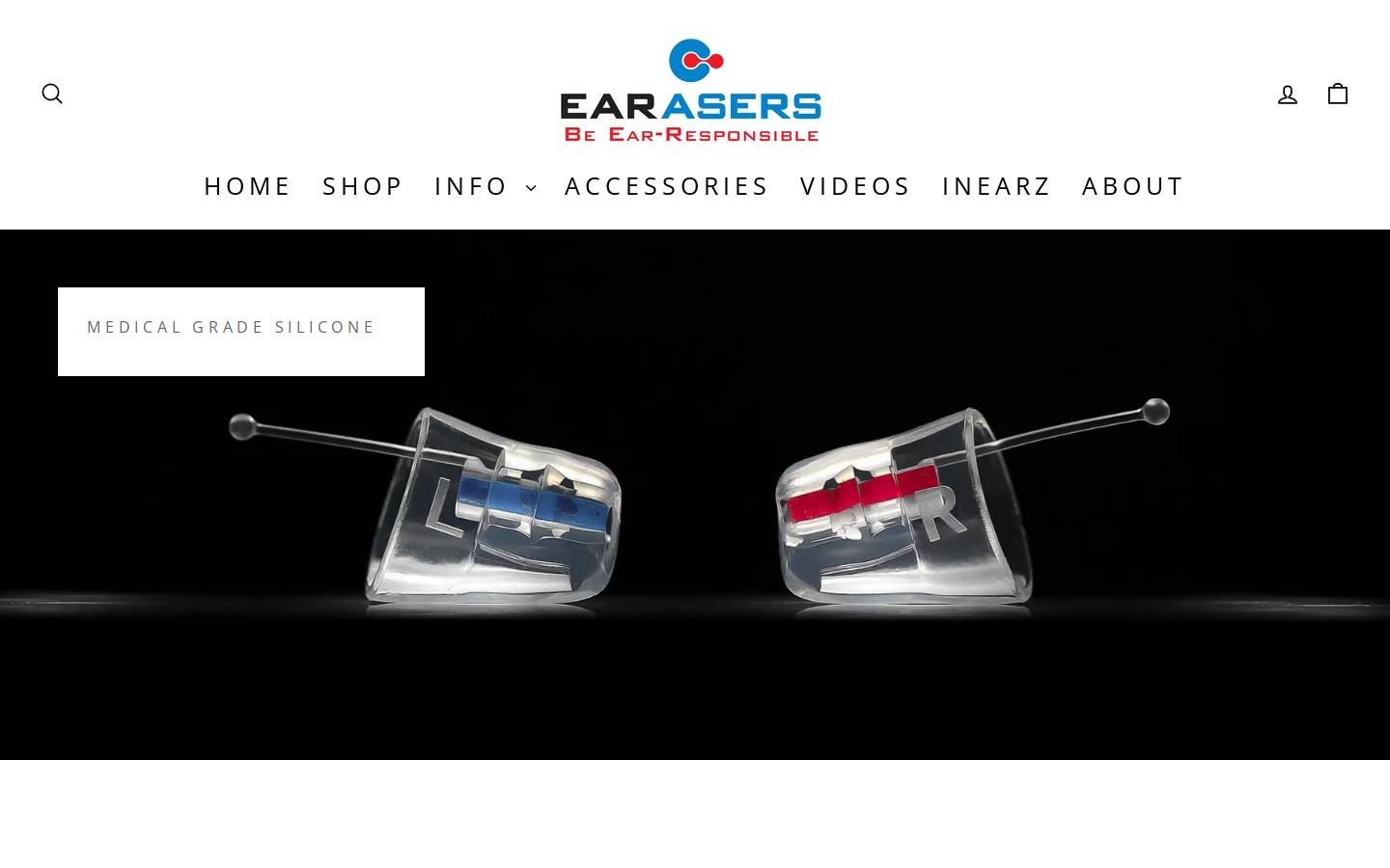 inearkings.com homepage screenshot
