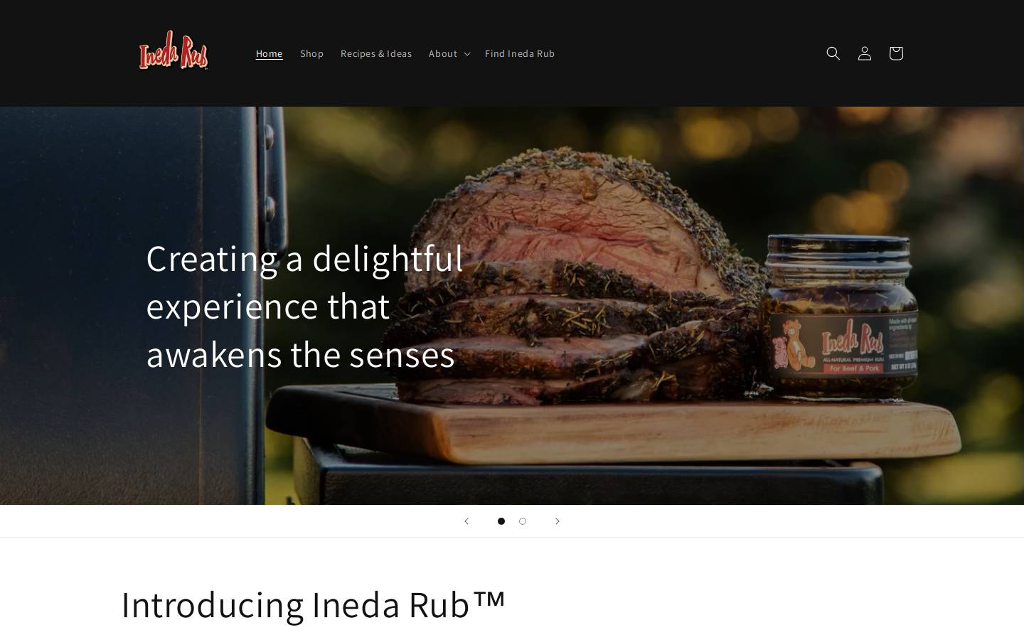 inedarub.com homepage screenshot