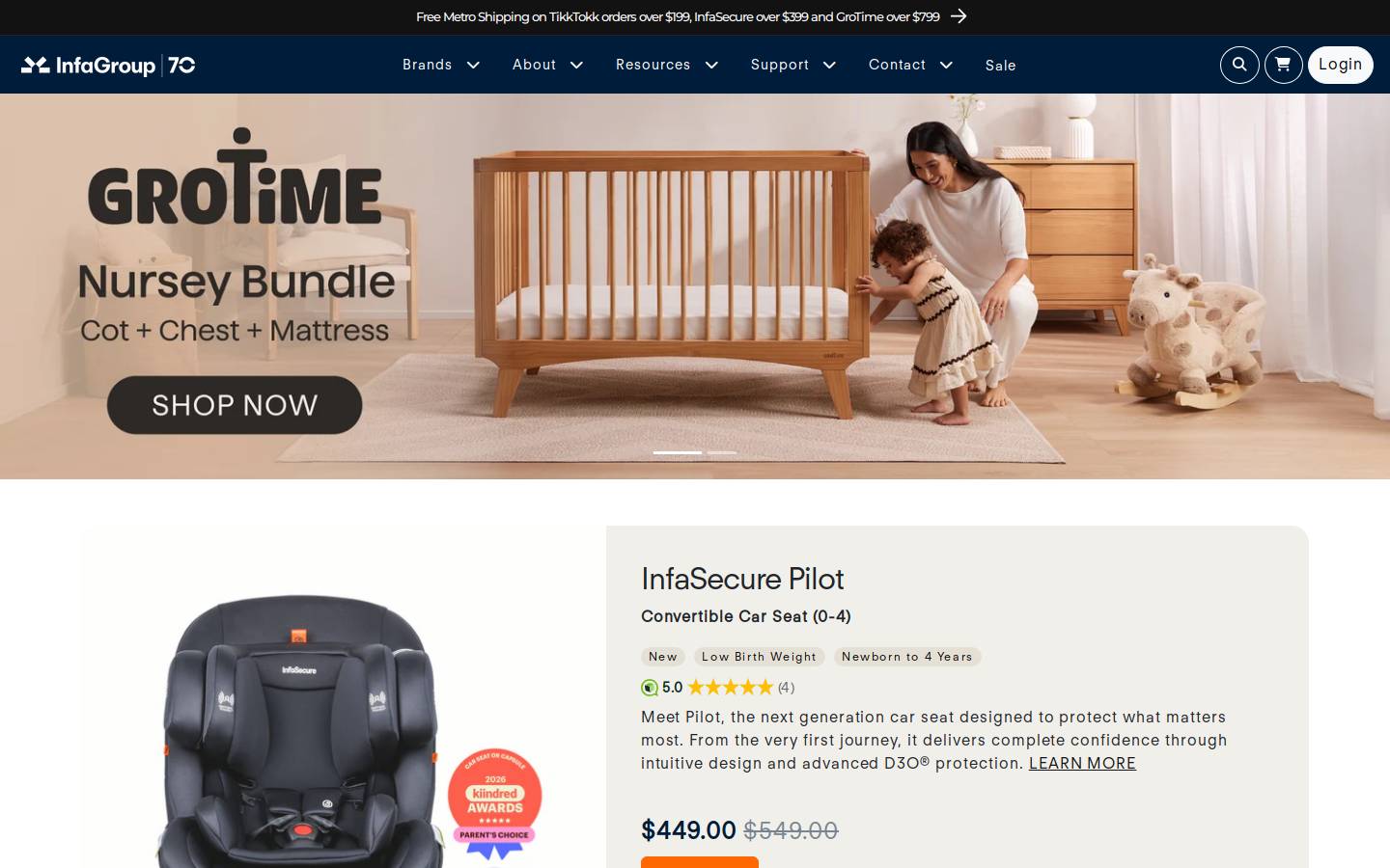 infagroup.com.au homepage screenshot