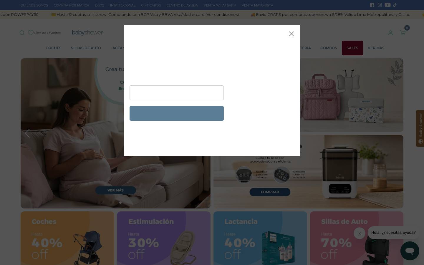 infanti.com.pe homepage screenshot