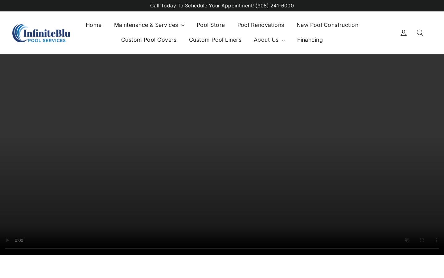 infiniteblupoolservice.com homepage screenshot