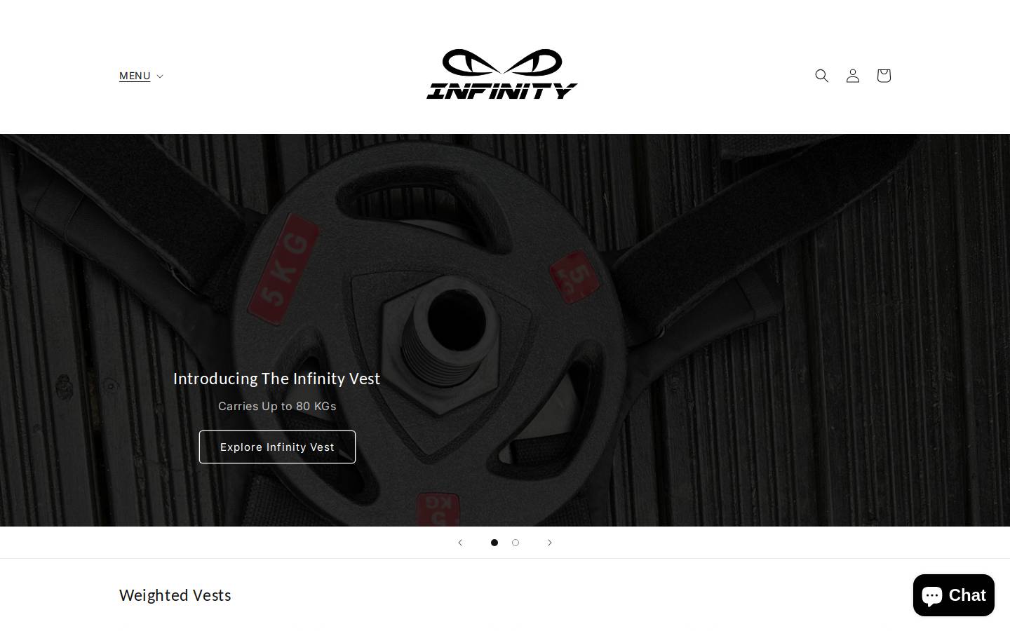 Infinity Fit Ltd homepage screenshot