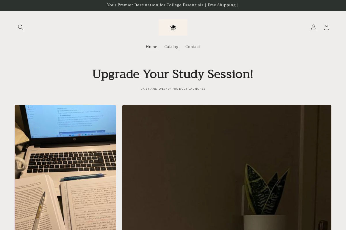 Infinity homepage screenshot