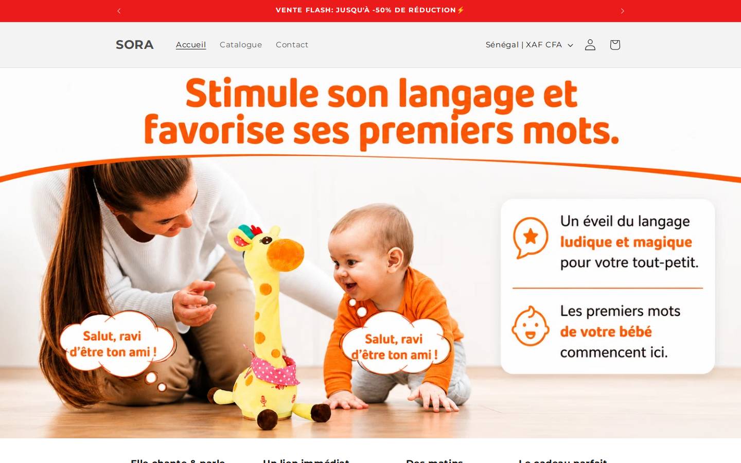 infosora.com homepage screenshot