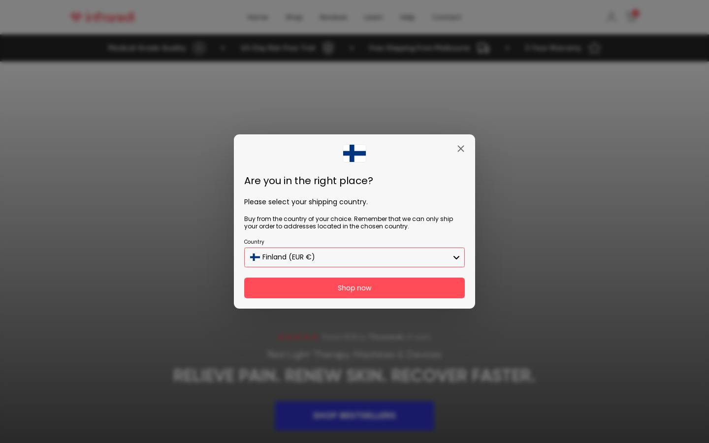 infraredi.co.nz homepage screenshot
