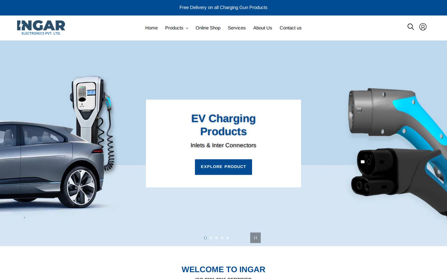 ingar.co.in homepage screenshot