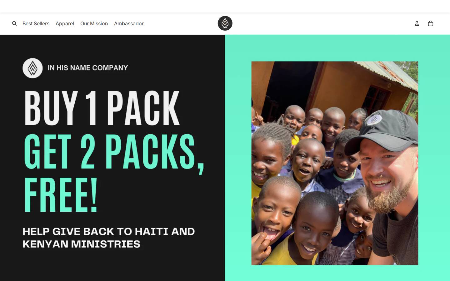 inhisname.company homepage screenshot