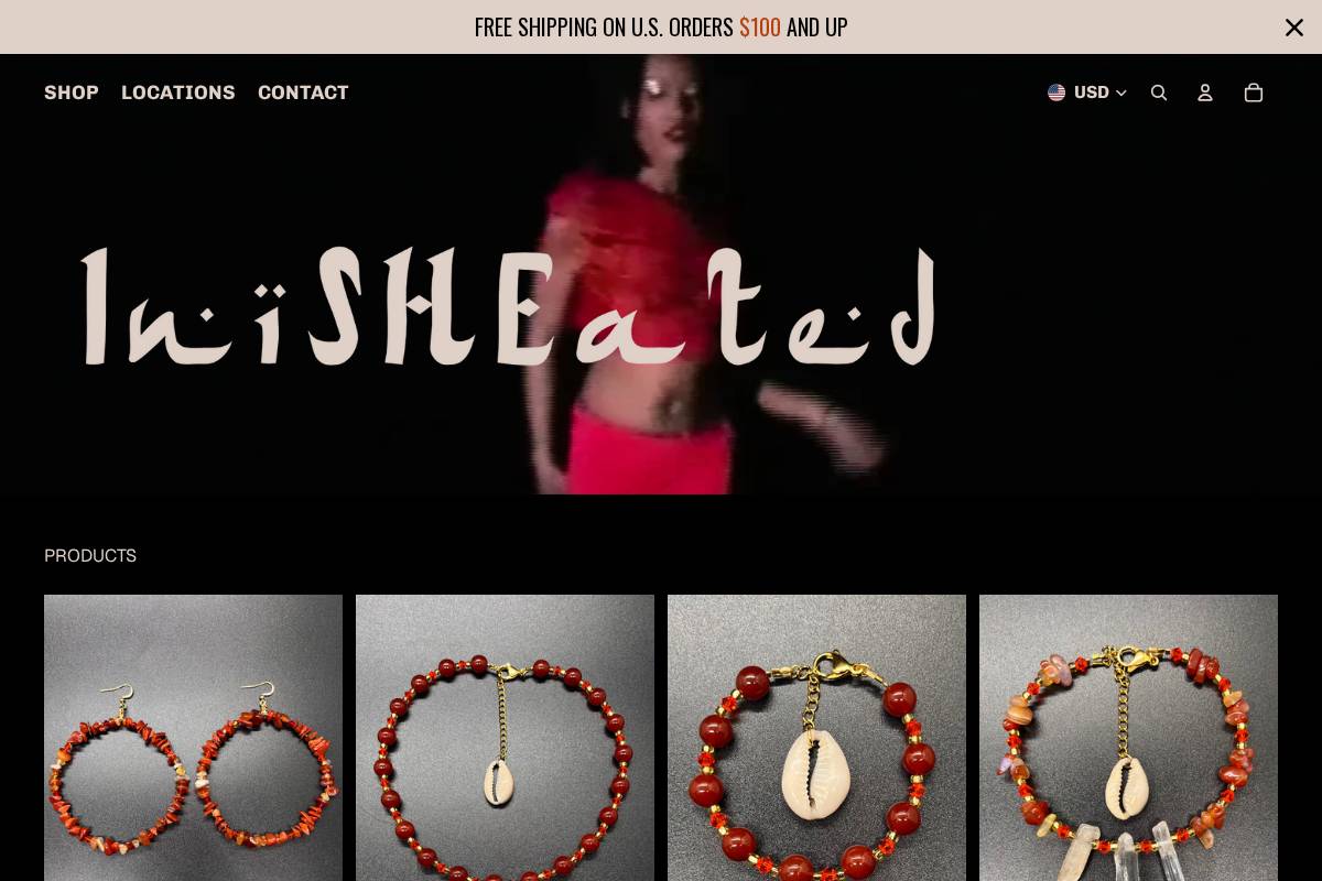 inisheated.com homepage screenshot