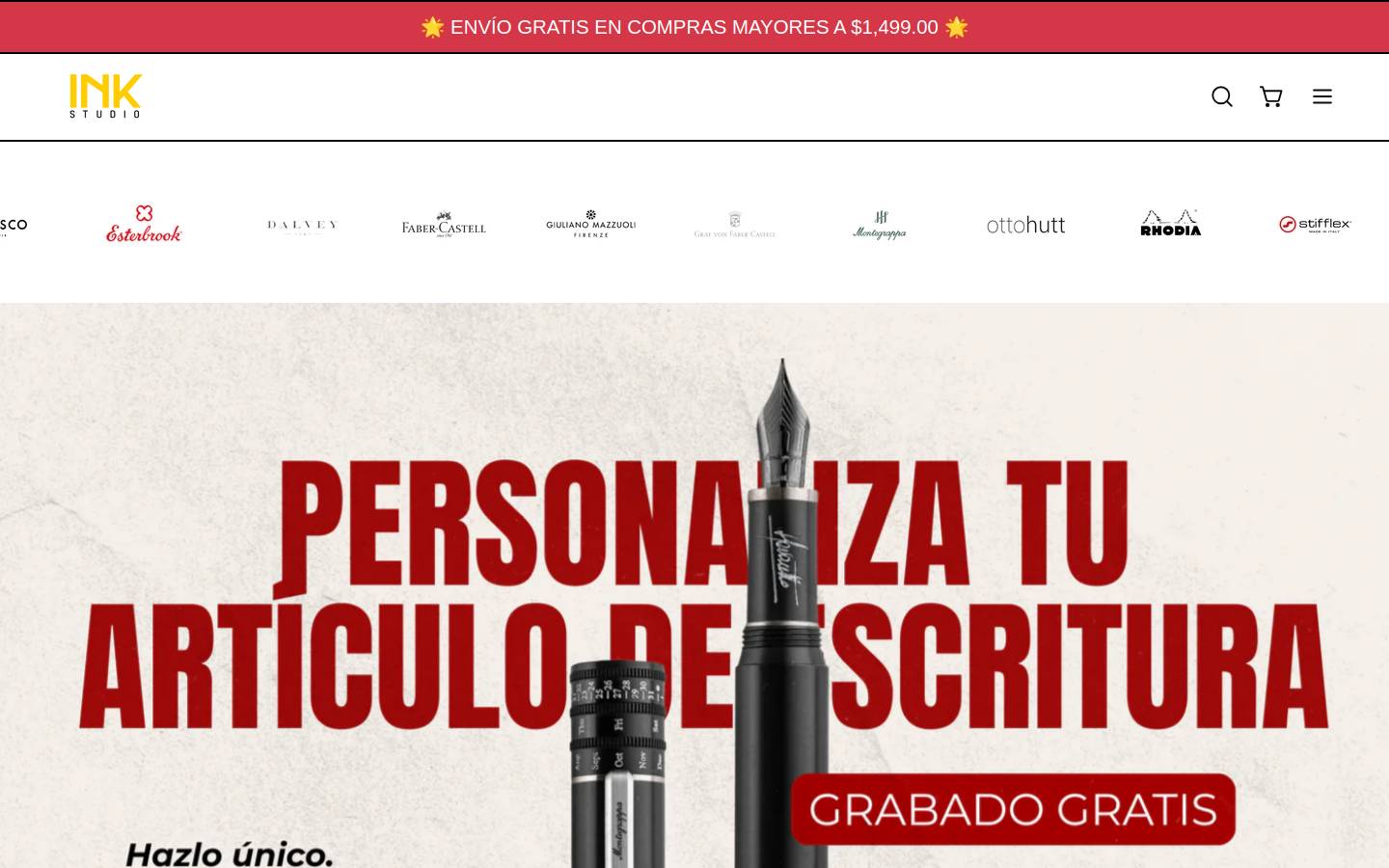 ink-studio.com.mx homepage screenshot
