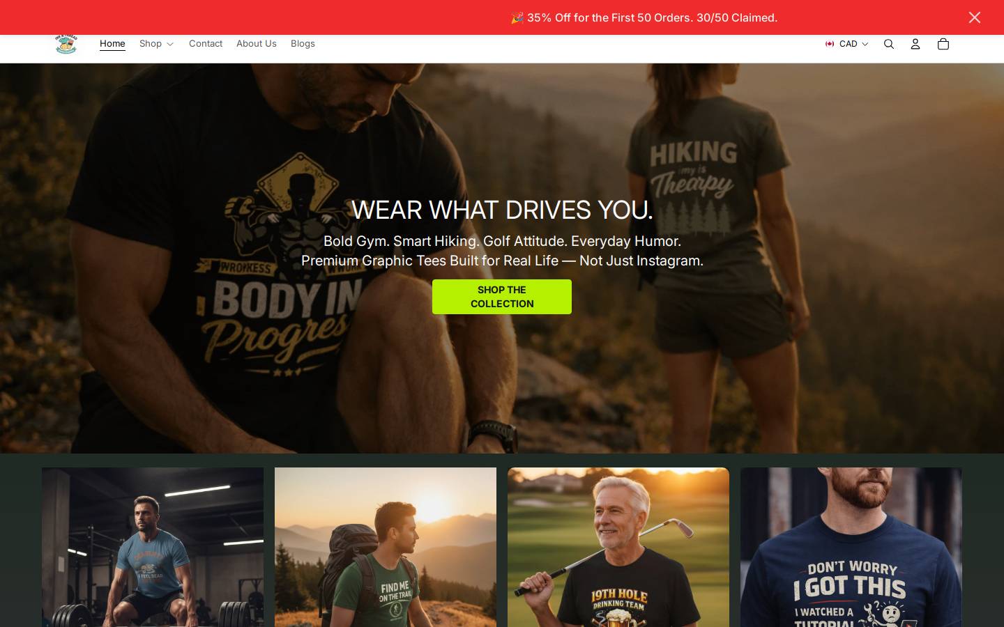 inkandthreadprints.com homepage screenshot