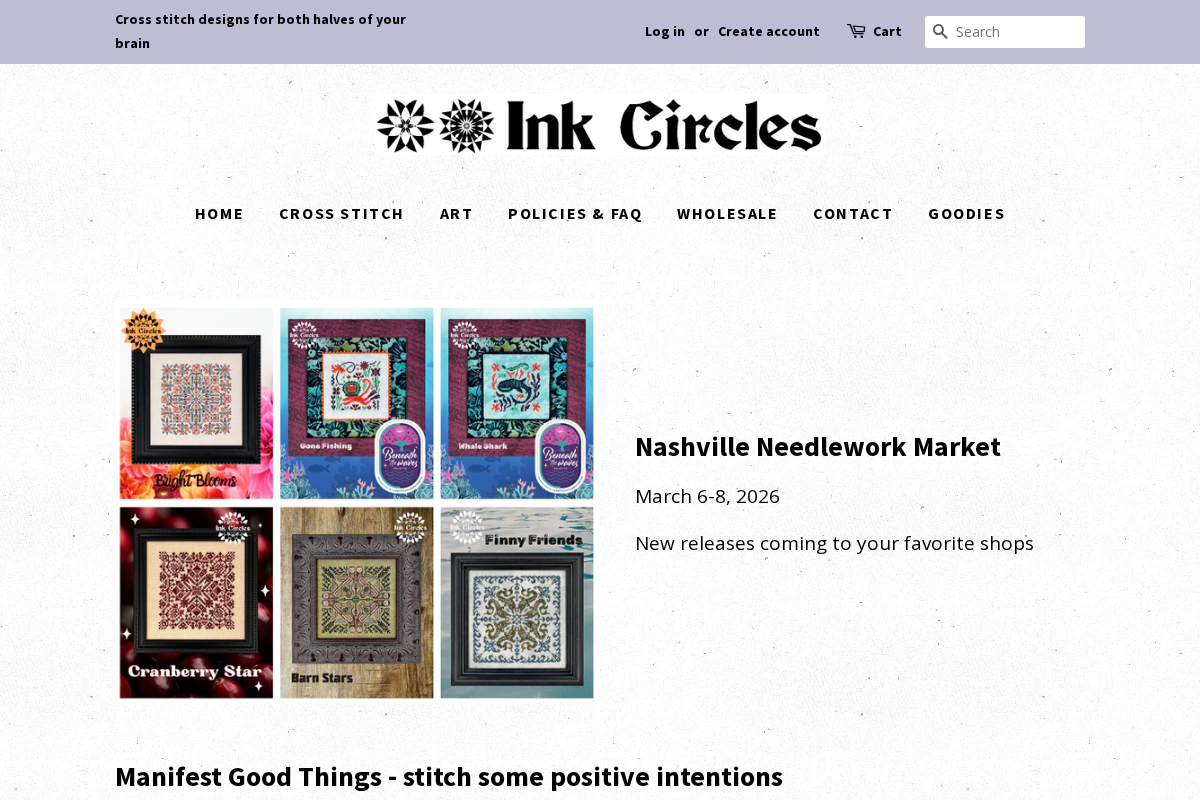 inkcircles.com homepage screenshot
