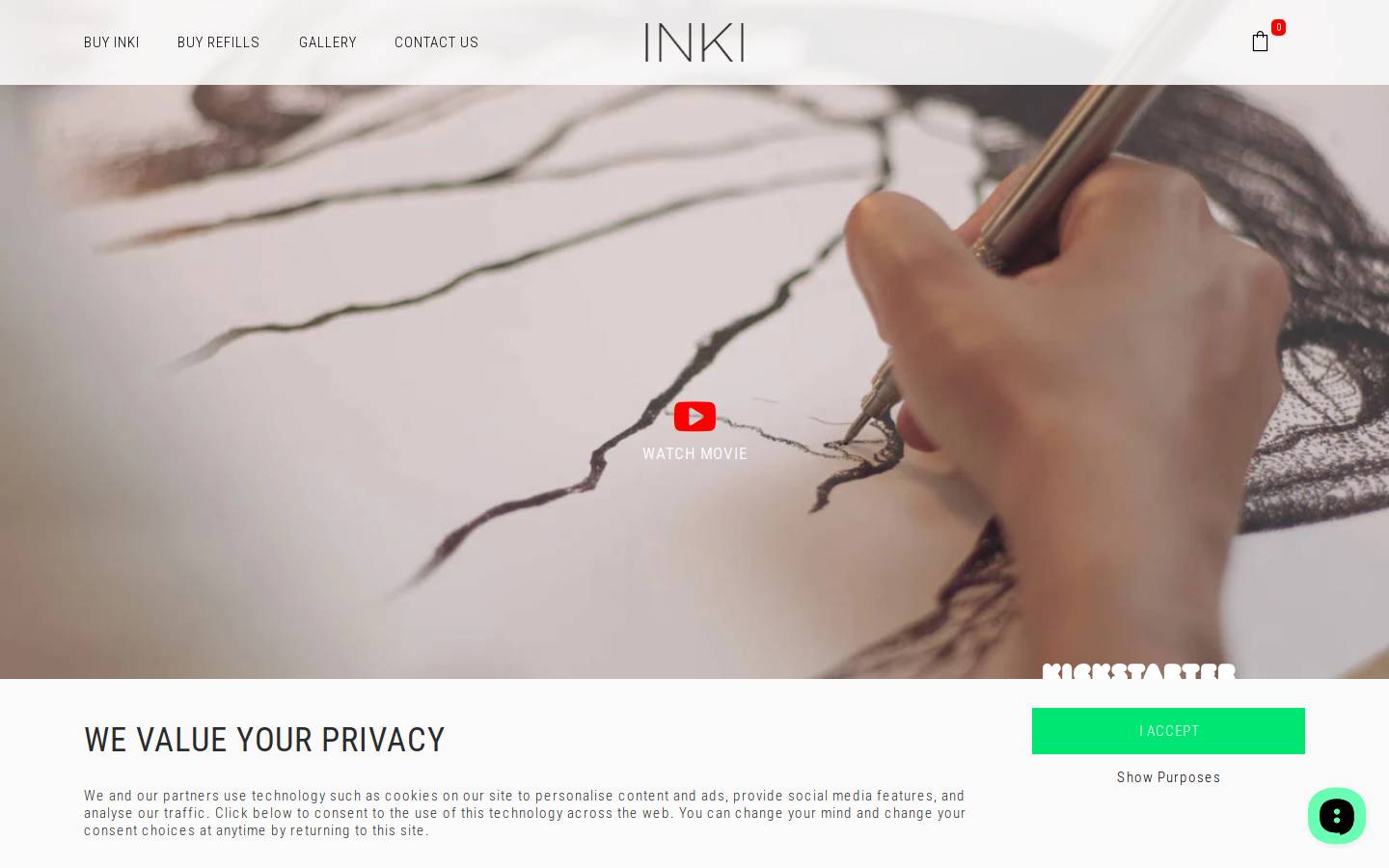 inkipen.eu homepage screenshot