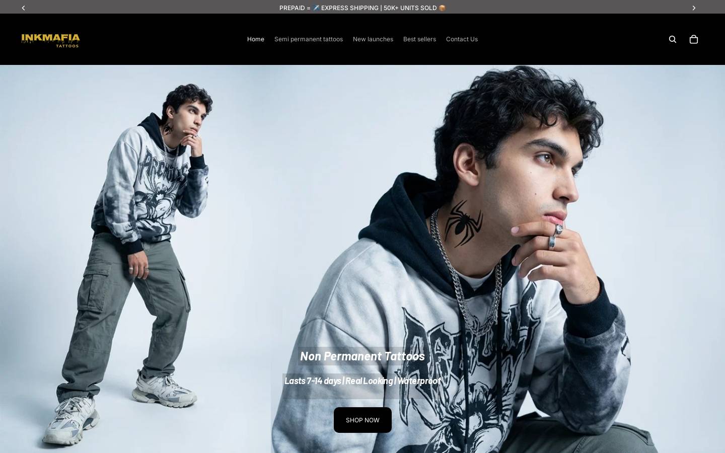 inkmafia.in homepage screenshot