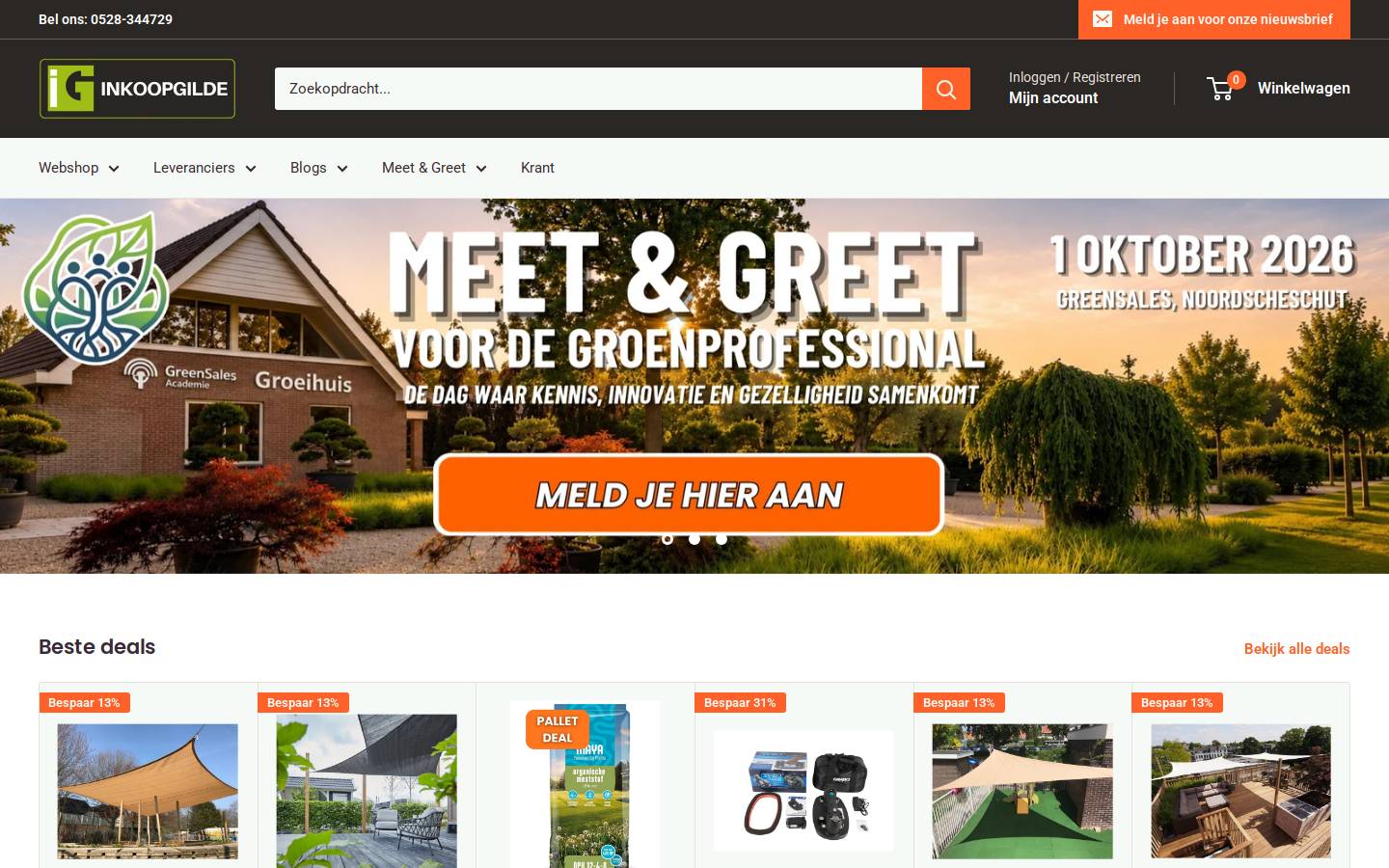 inkoopgilde.nl homepage screenshot