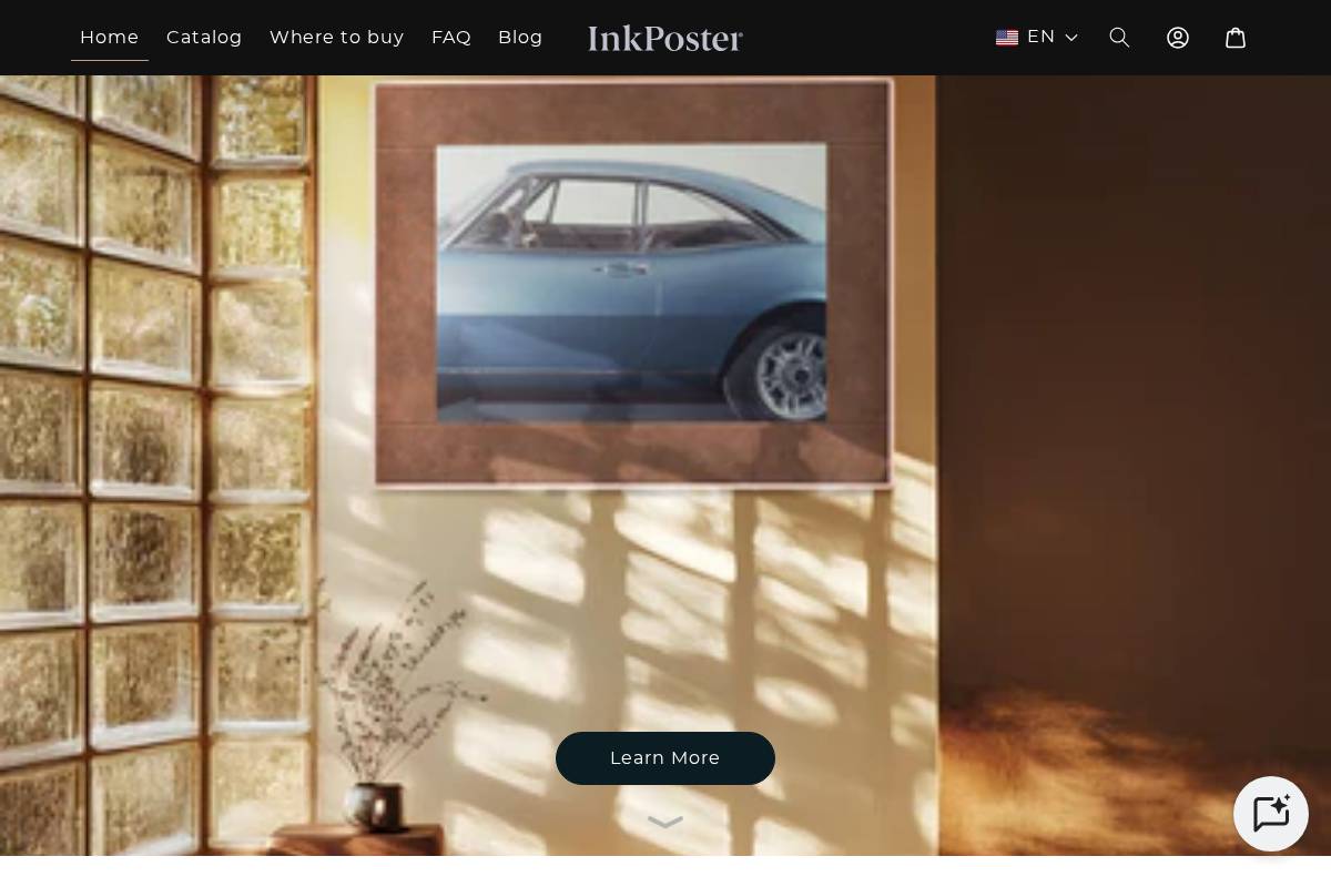 inkposter.com homepage screenshot