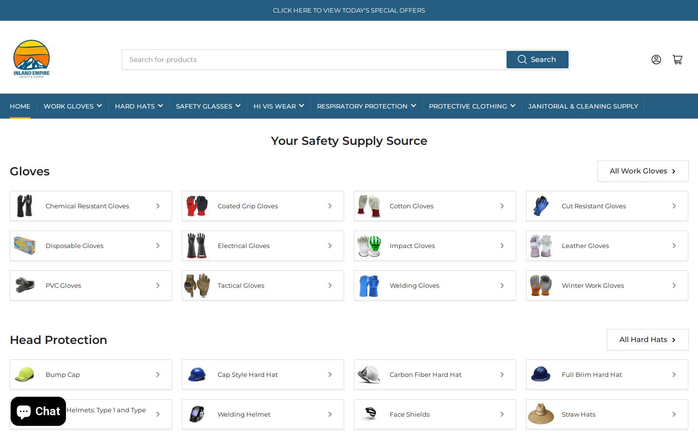 Inlandempiresafety homepage screenshot