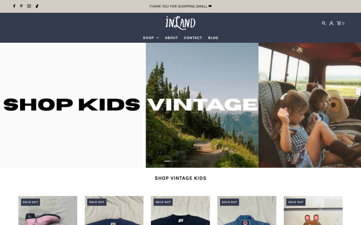 inlandvenice.com homepage screenshot