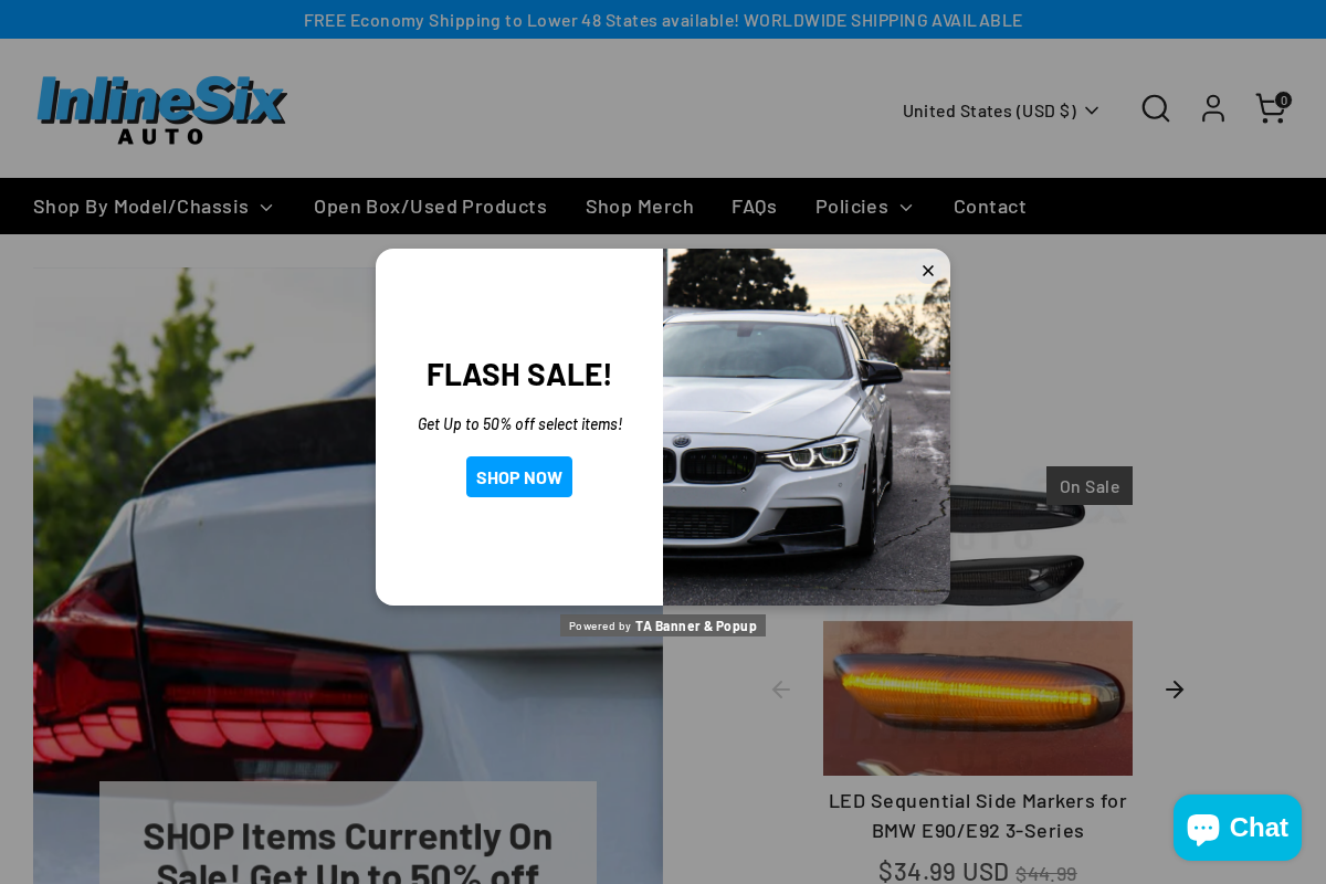 Inline Six Auto homepage screenshot