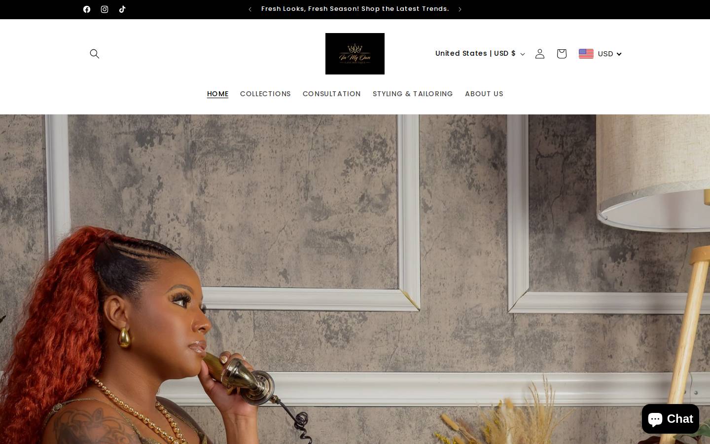 inmyownlanellc.com homepage screenshot