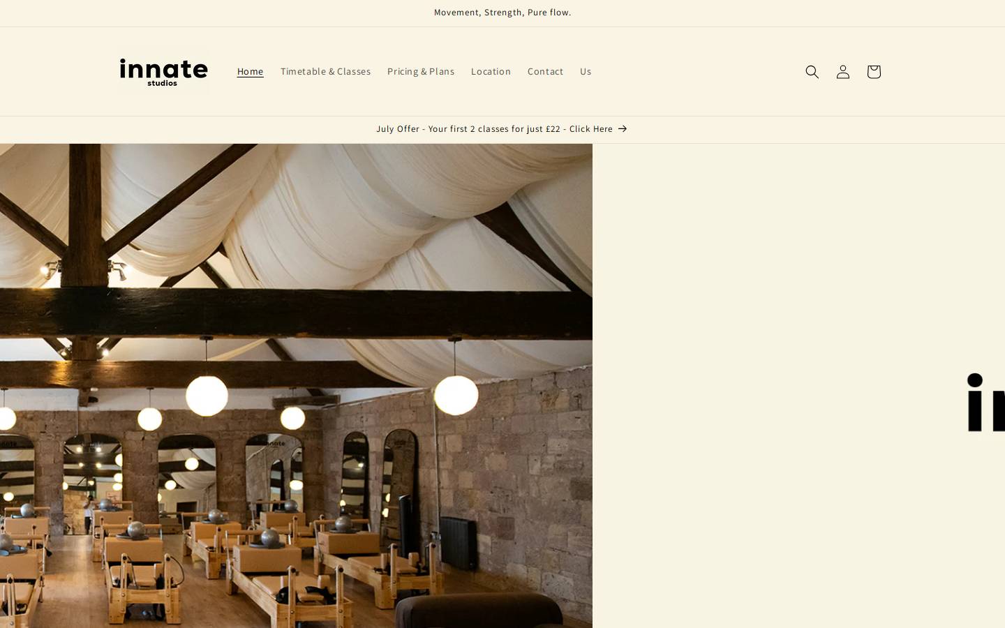 innatestudios.shop homepage screenshot
