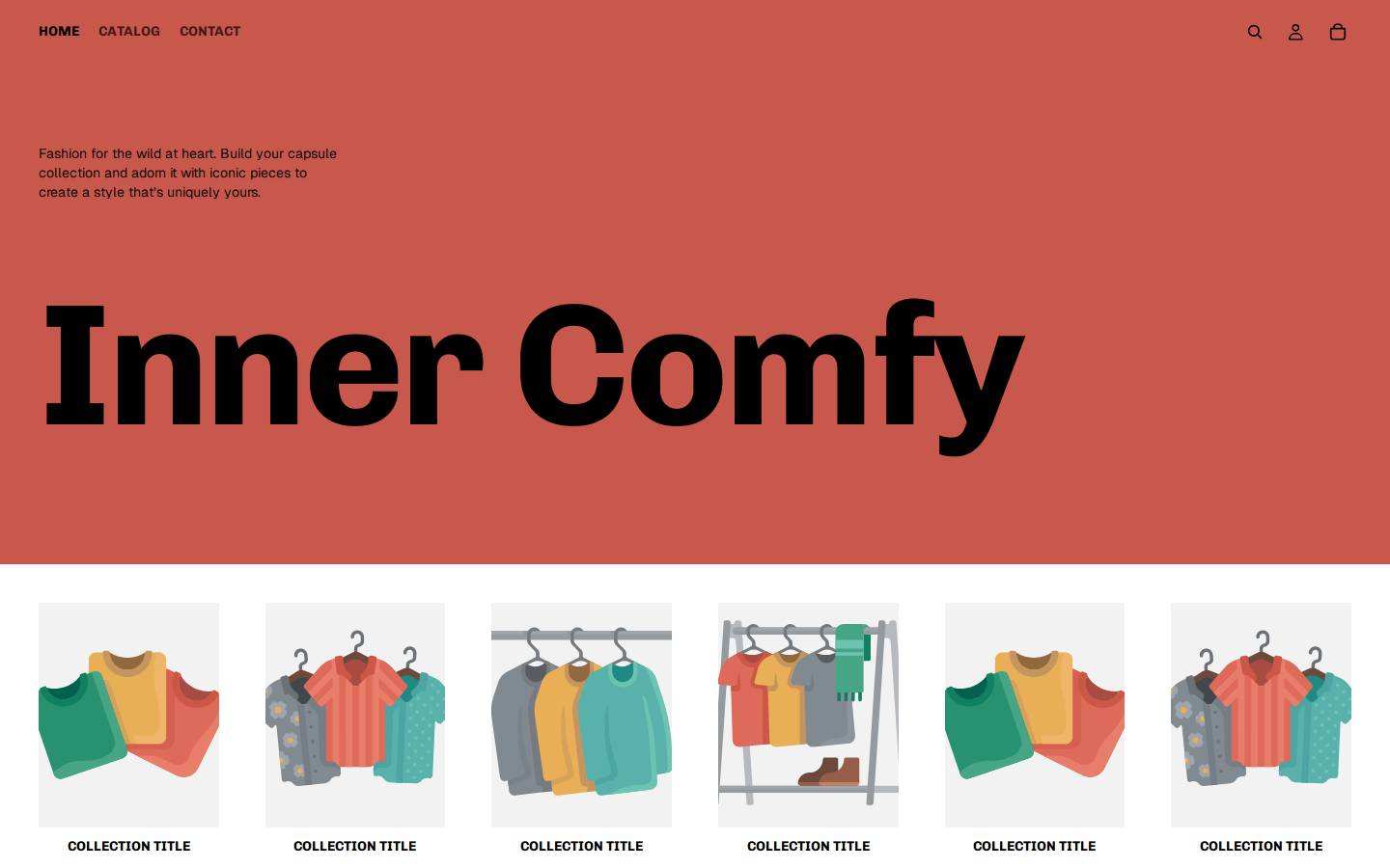 innercomfy.com homepage screenshot