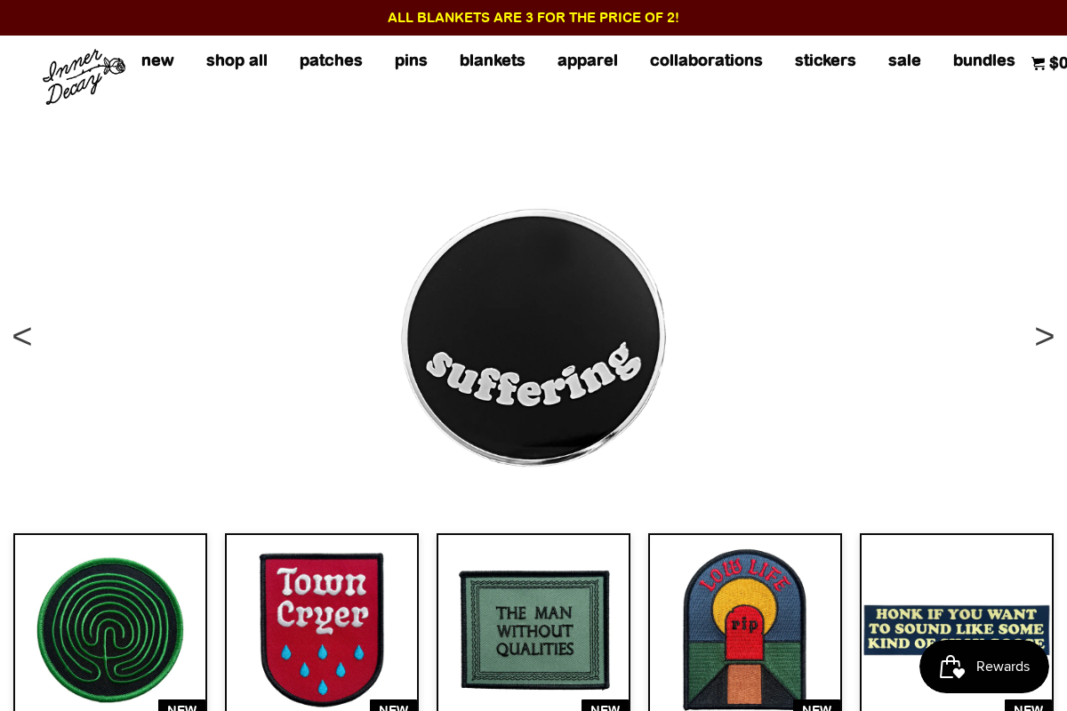 innerdecay.com homepage screenshot