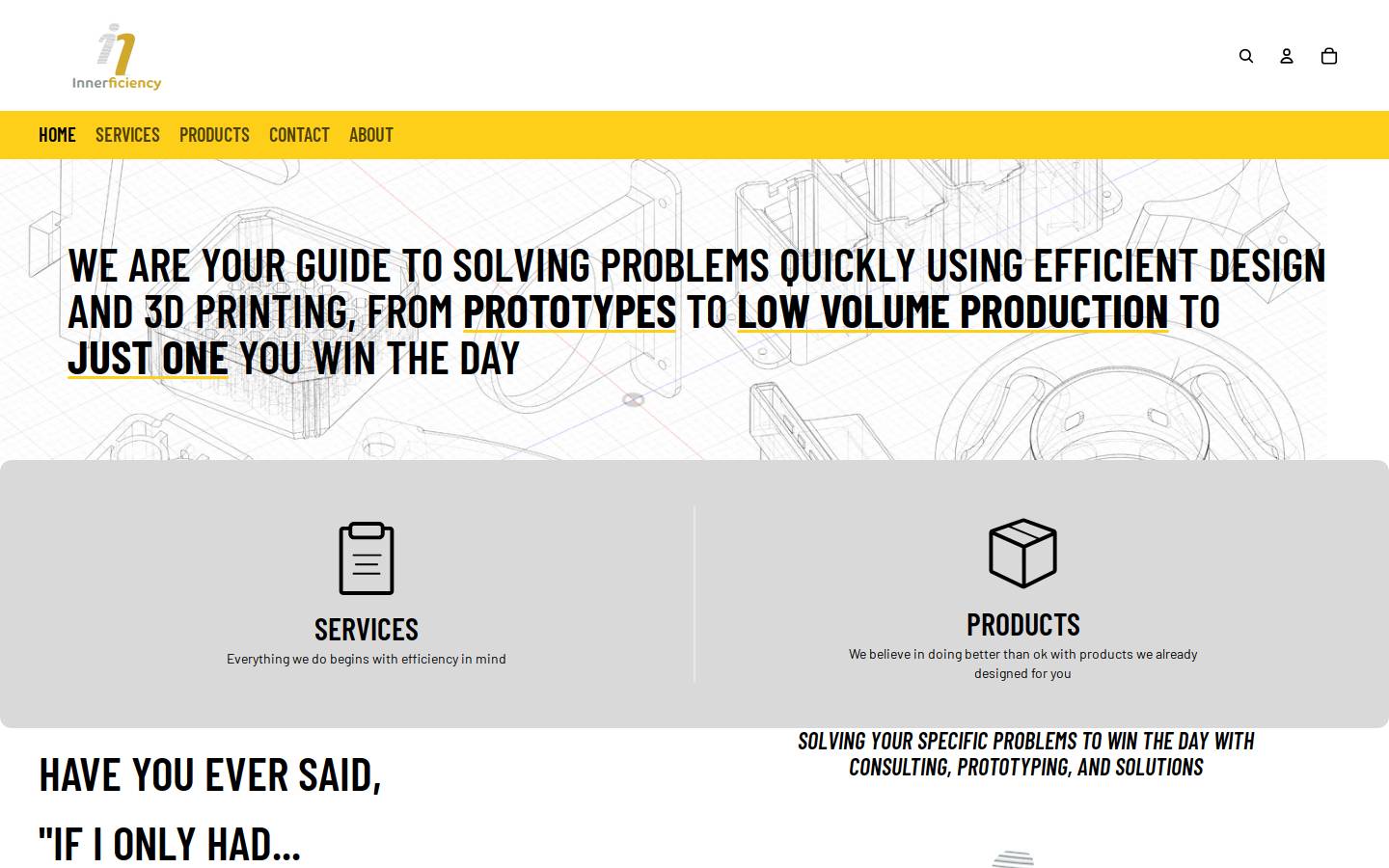 innerficiency.com homepage screenshot
