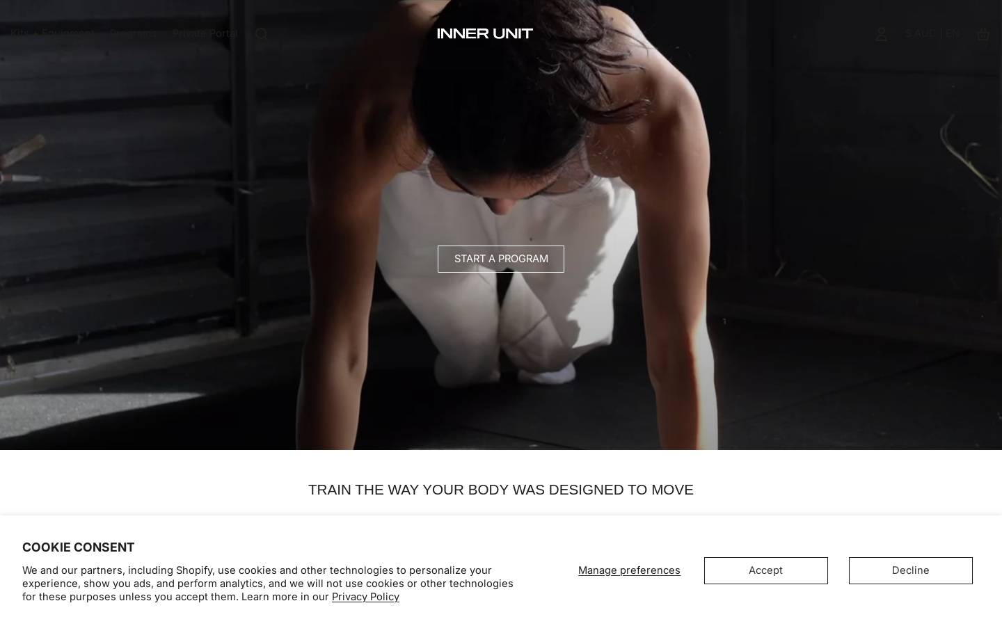 innerunit.co.uk homepage screenshot