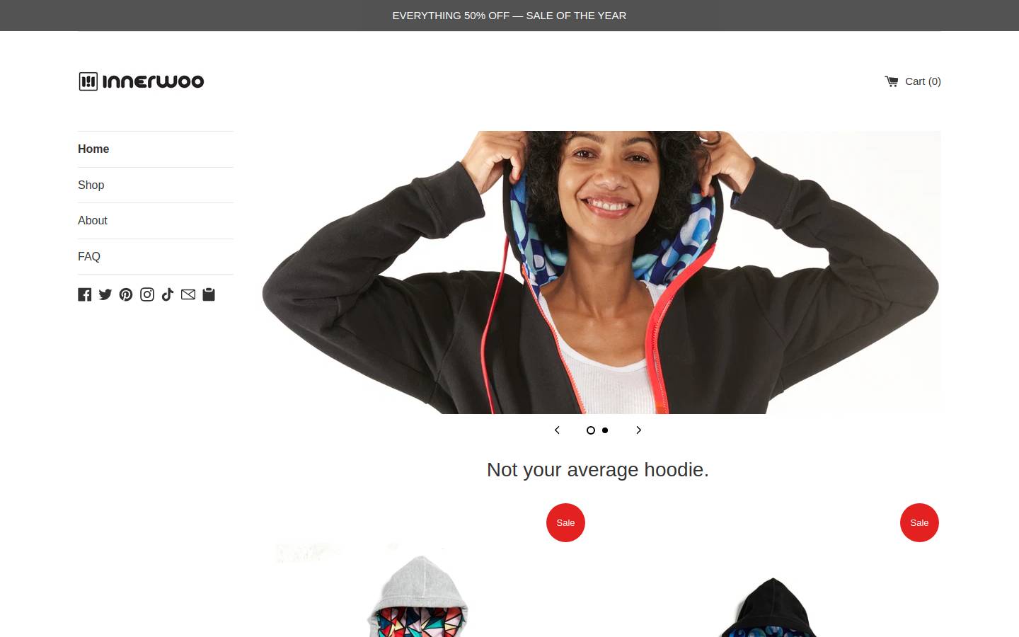 innerwoo.com homepage screenshot