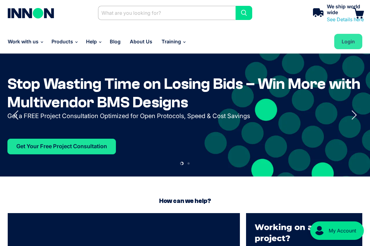 Innon Energy LTD homepage screenshot