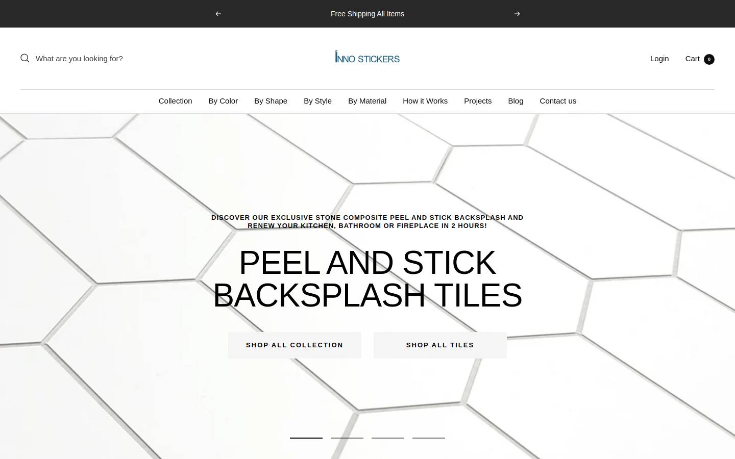 innostickers.com homepage screenshot