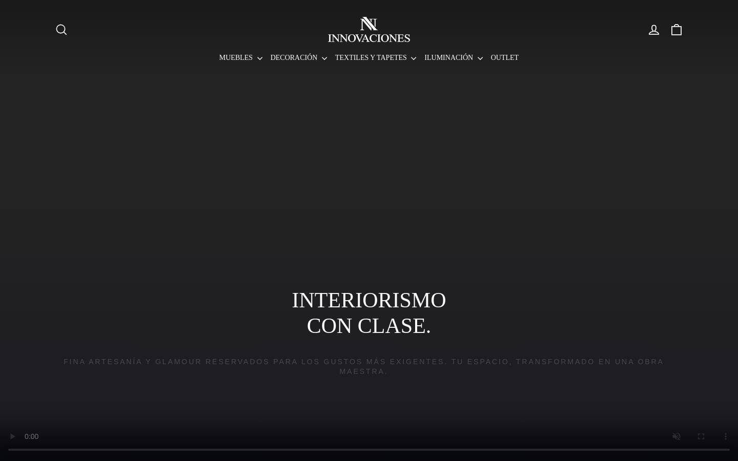 innovacionesinteriores.com homepage screenshot