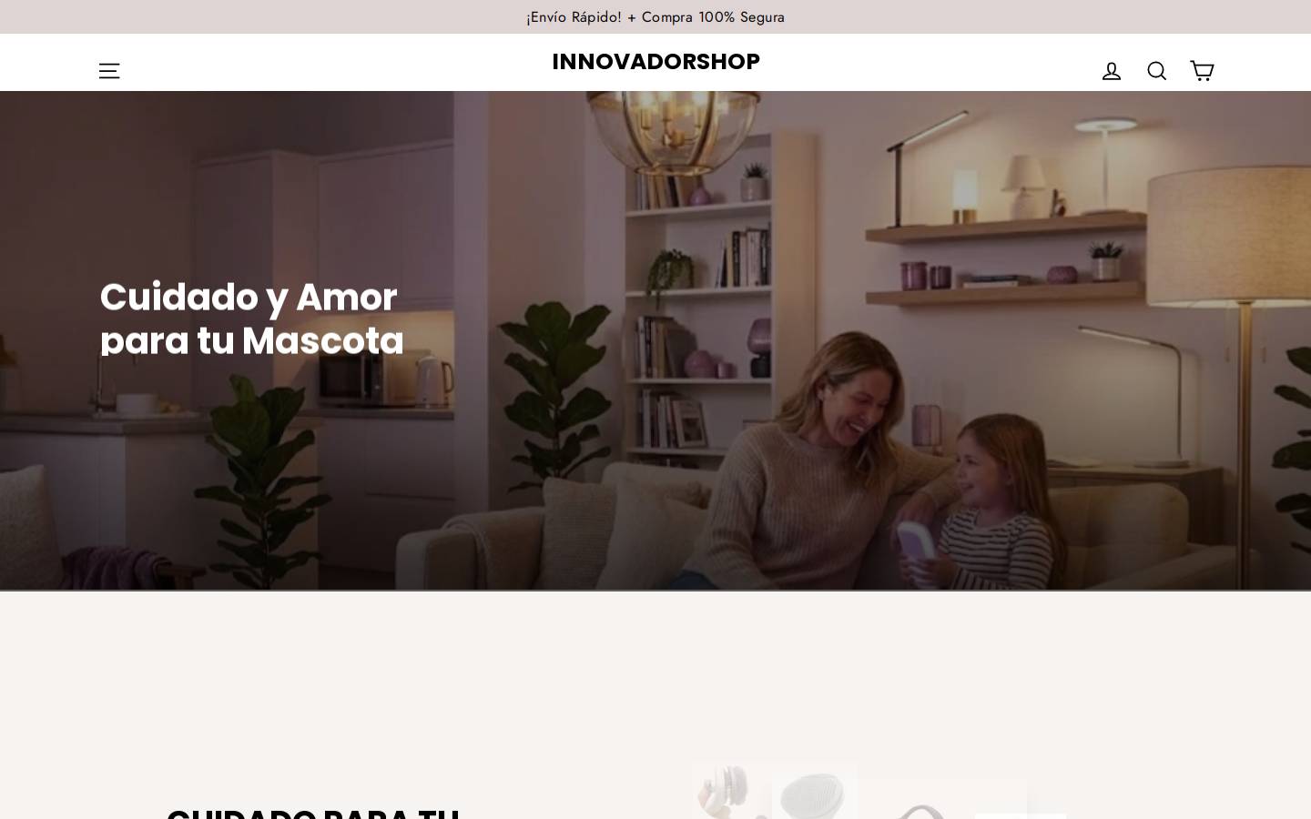 innovadorshops.com homepage screenshot