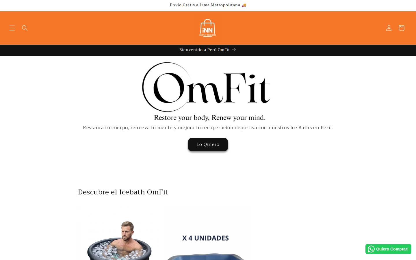 innovatcommerce.com homepage screenshot
