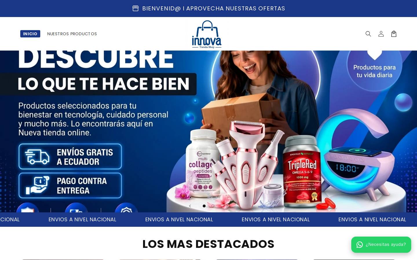 innovatiendaonline.shop homepage screenshot