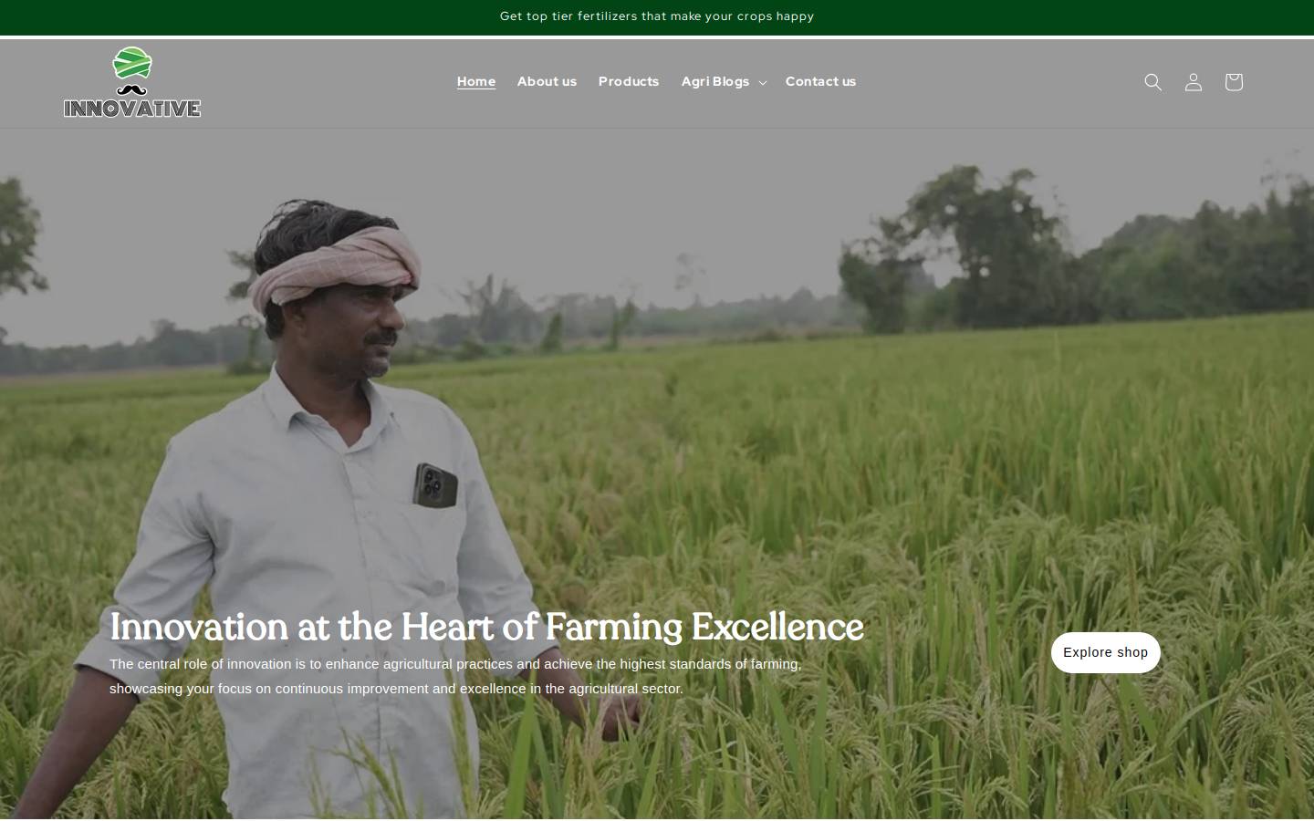 innovativeagrify.com homepage screenshot