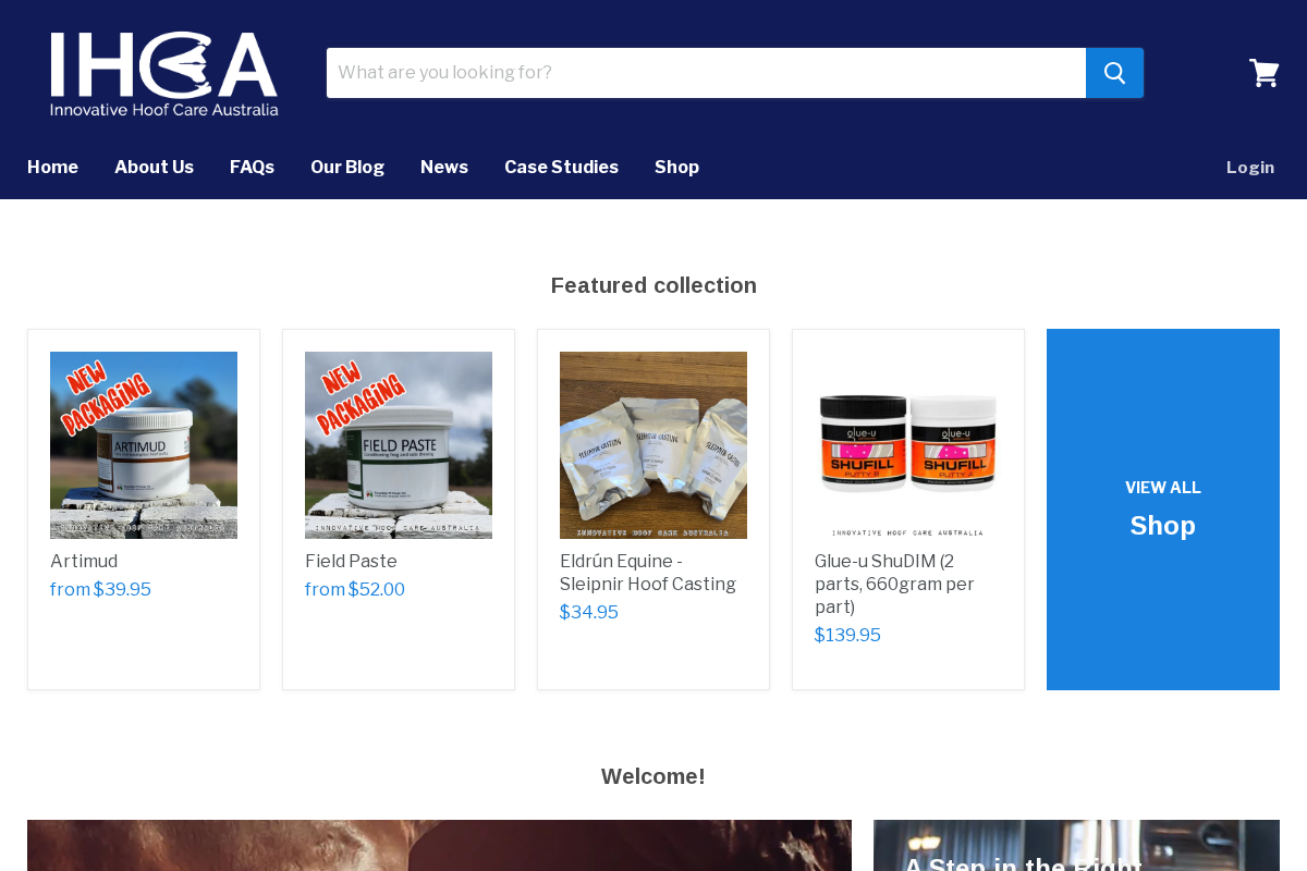 innovativehoofcare.com.au homepage screenshot