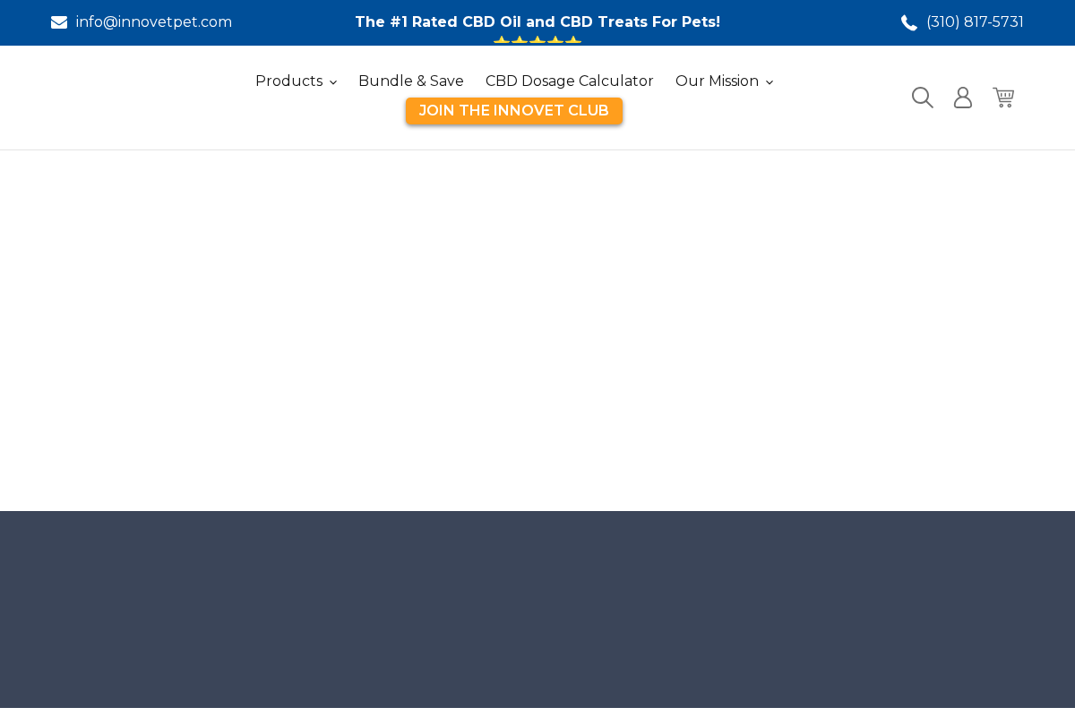 Innovet Pet Products homepage screenshot