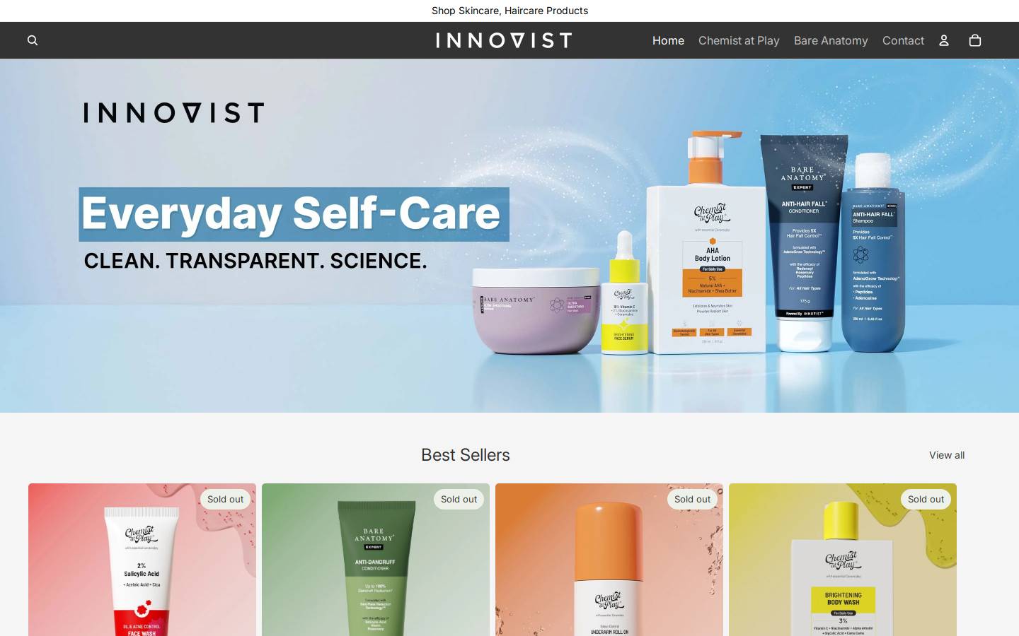 innovist.com homepage screenshot