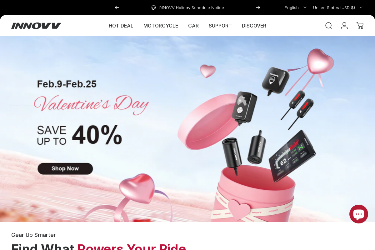 INNOVV homepage screenshot