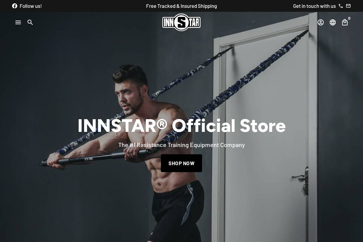 innstarstore.com homepage screenshot