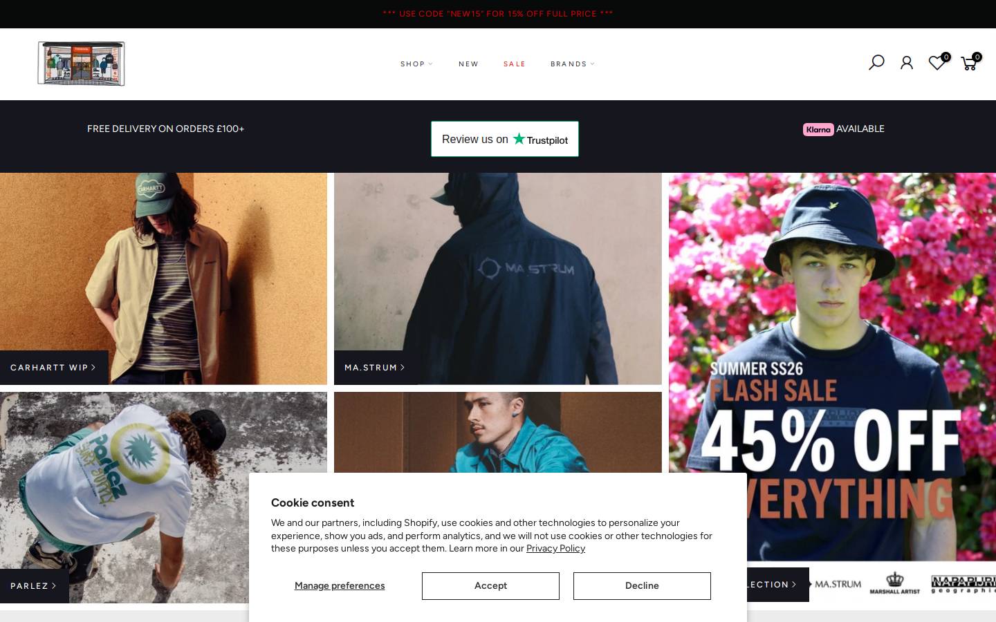 Inocencia homepage screenshot
