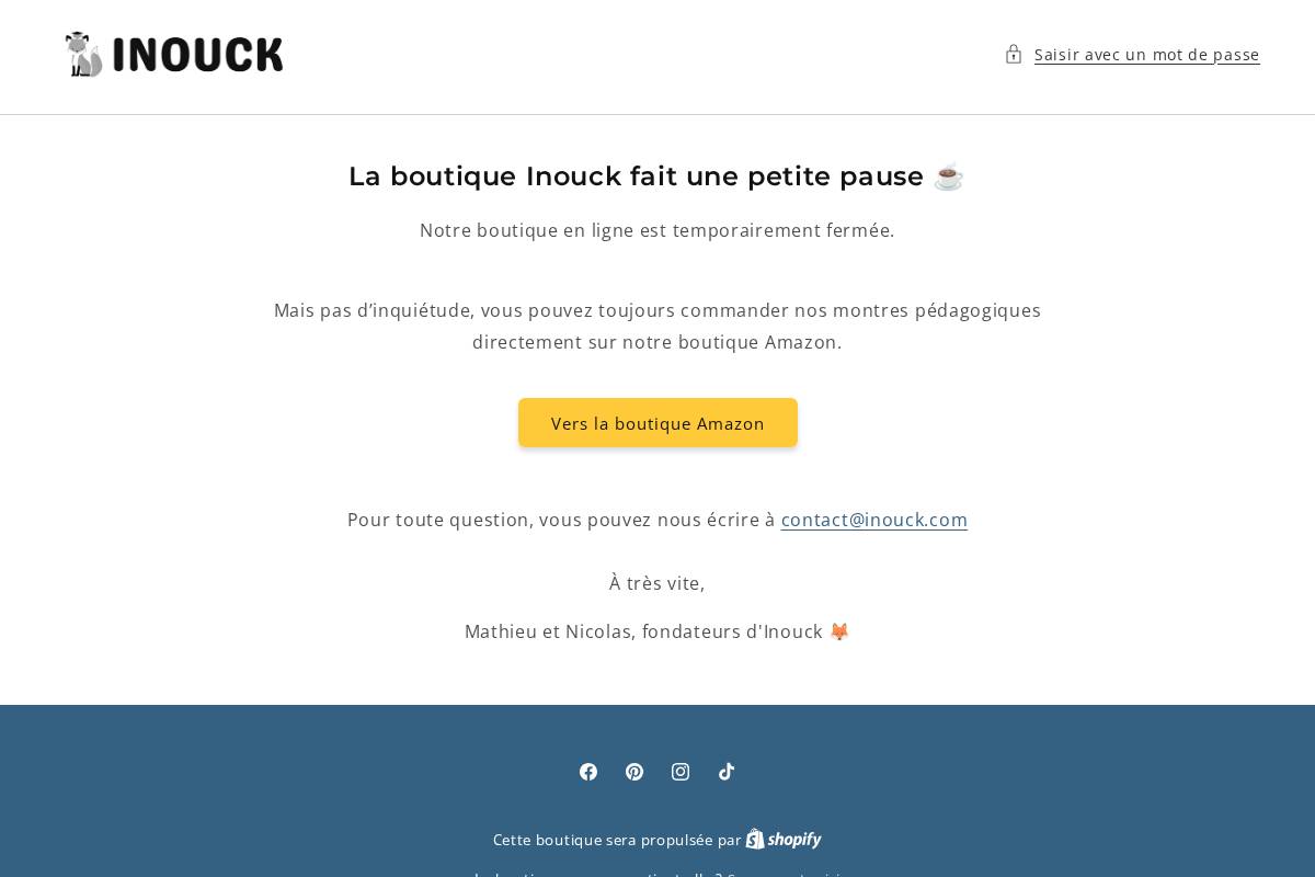 Inouck homepage screenshot