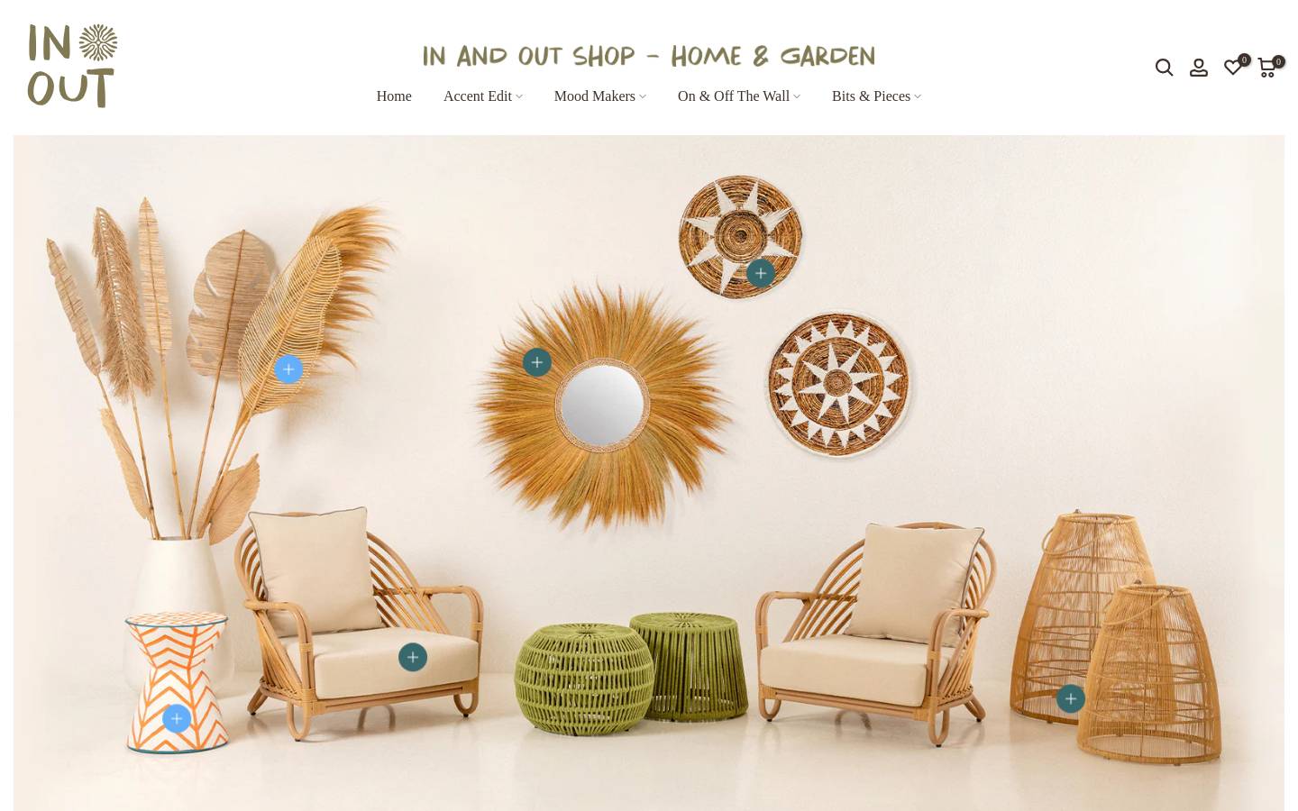 inout-shop.com homepage screenshot