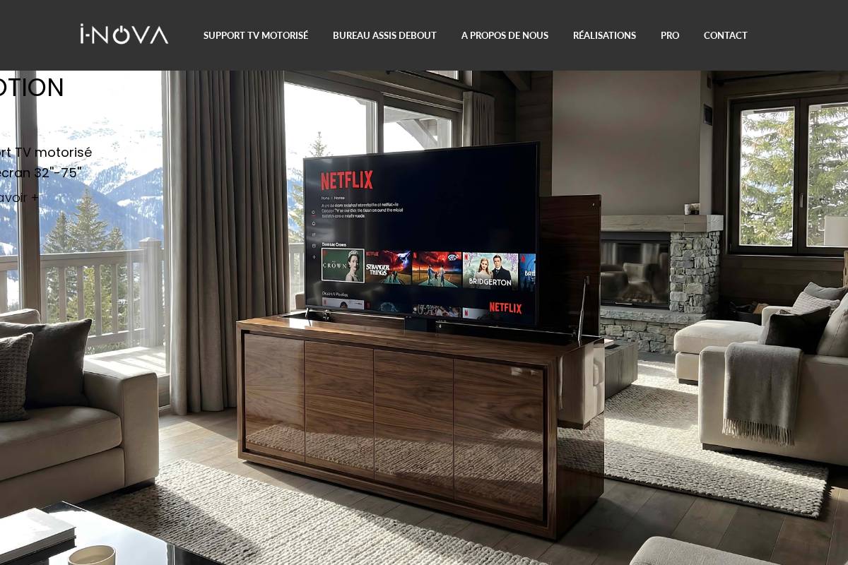 I-NOVA ( système de levage intelligent) homepage screenshot