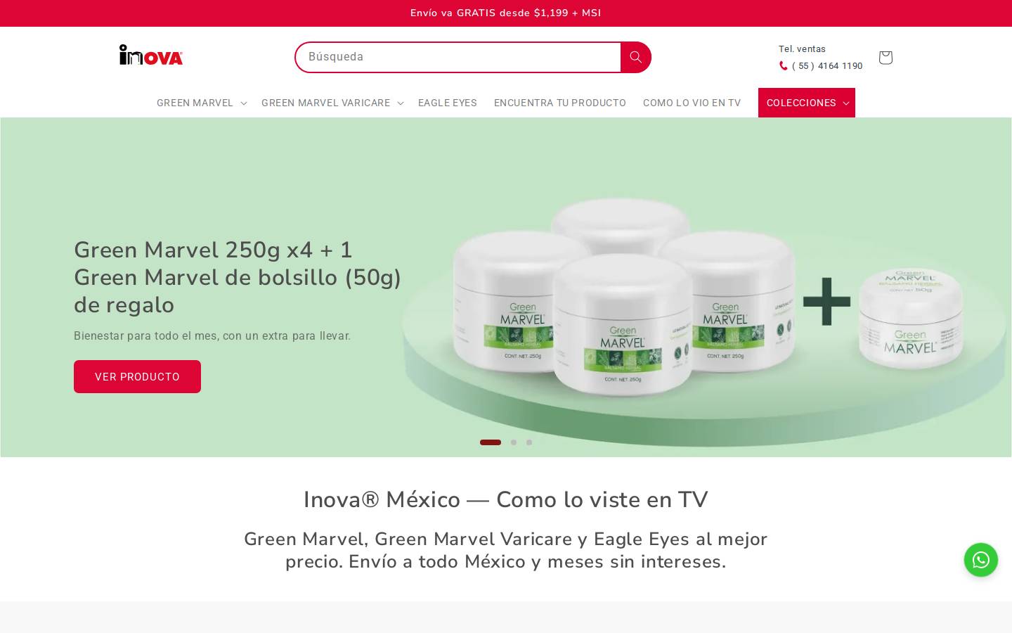 inova.com.mx homepage screenshot