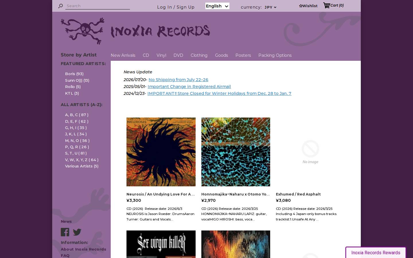 inoxia-rec.com homepage screenshot