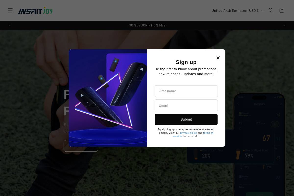 insaitjoy.com homepage screenshot